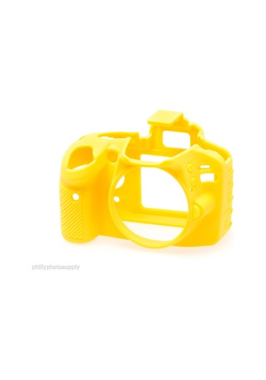 EasyCover Nikon D3200 Sarı Silikon Kılıf