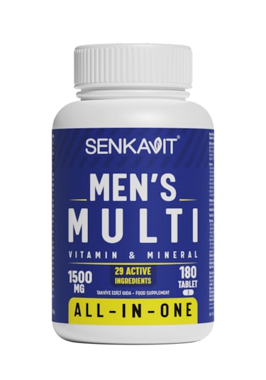 Senkavit Men's Multivitamin Ve Multimineral Complex 180 Tablet