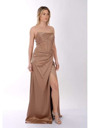 Abiye Elbise Dori 00kb7073 Taş