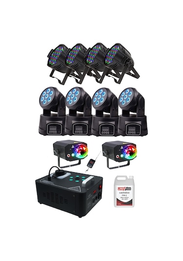 Quenlite Sahne Işık Sistemi Start Paket-6 Stand Küre Led Robot