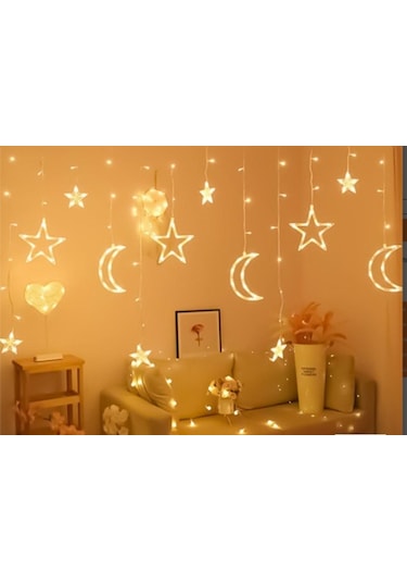 Ay Yıldız Perde Led 3m - 24242415537sa Diğer