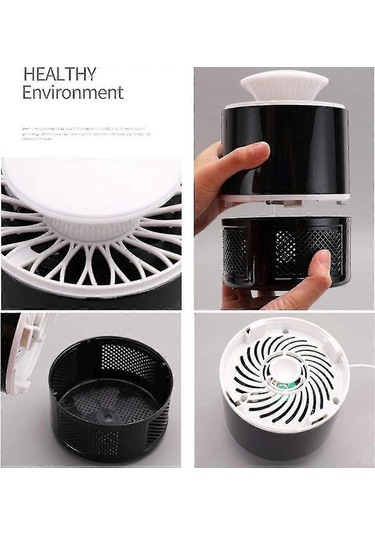 Opulentliving Çok Renkli Sivrisinek Öldürücü Lamba Usb Güç Led Fotokatalitik Böcek Öldürücü 12x12x18cm 3w 5v Çok Renkli