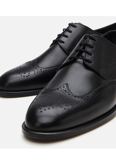 Hotiç Erkek Deri Siyah Hafif Tabanlı Klasik Ayakkabı 02ayh303070a100 Siyah-black