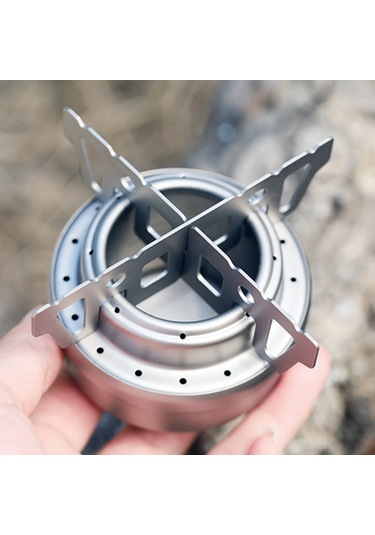 Dianziye "ultra Hafif Titanyum Kamp Ocağı Seti - Taşınabilir Ve Dayanıklı" Çok Renkli