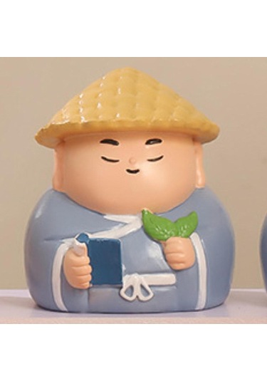 Suntek Küçük Figür Heykel Koleksiyon Reçine Süsleme 5,9x5,6x6,6 Cm