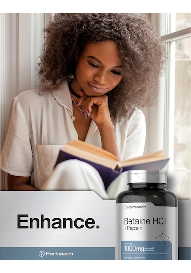 Horbach Betaine Hcl With Pepsin 1000mg 250 Tablet.usa Menşei... Aromasız