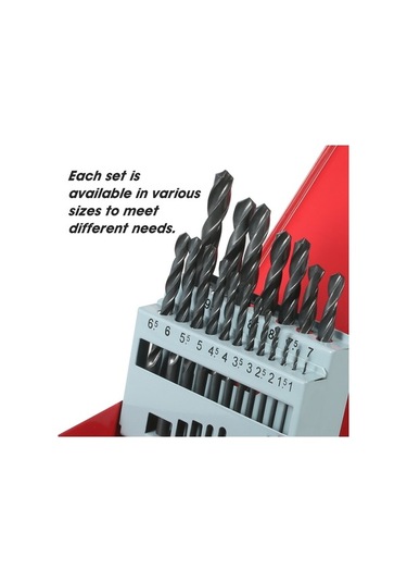 Pazly 19 Adet Hss Çelik Matkap Ucu Seti - 1-10mm Çelik Delme Tornavida Uçları, Depolama Kutusu İle