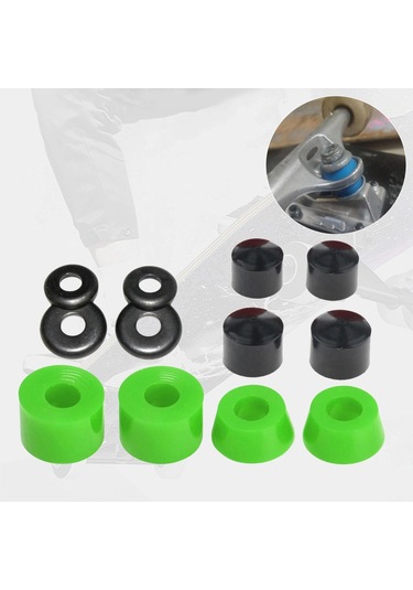 Homyl Kaykay Burcu Yedek Bardak Yıkayıcılar Longboard Yeşil Yeşil Çok Renkli