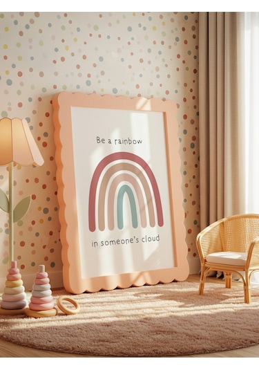 Be A Rainbow Dijital Baskı Poster V1 Çerçevesiz