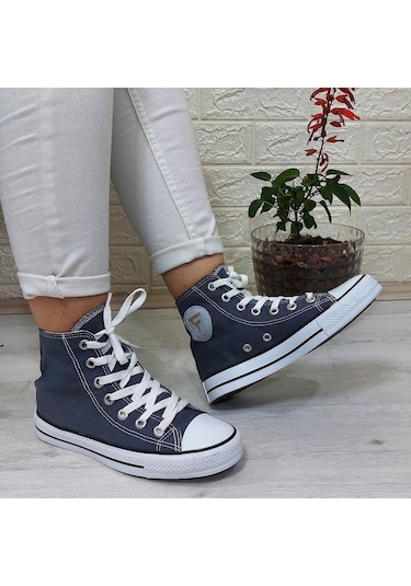 Fiyra 555 Füme Uzun Unisex Sneaker Keten Spor Ayakkabı 001