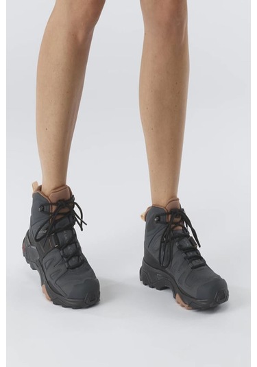 Salomon X Ultra 4 Mıd Gtx W L412956 Kadın Outdoor Bot - Antrasit-antrasit Antrasit