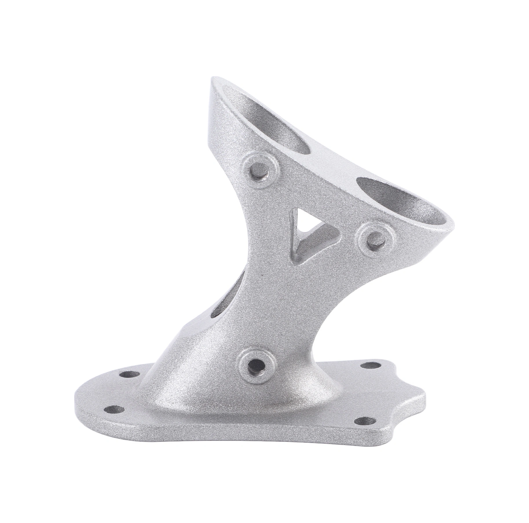 Vkemall Alüminyum Bayrak Direği Tutucu, Çift Delikli 45 Derece, Pas Koruyucu, Dış Mekan Sabitlenmesi, Ev/ Balkon/ Duvar Uygulaması