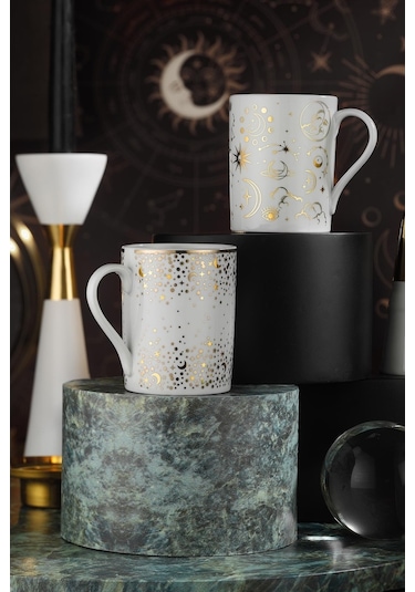 Kütahya Porselen Cosmic Love Forest 2 Parça Mug 11911