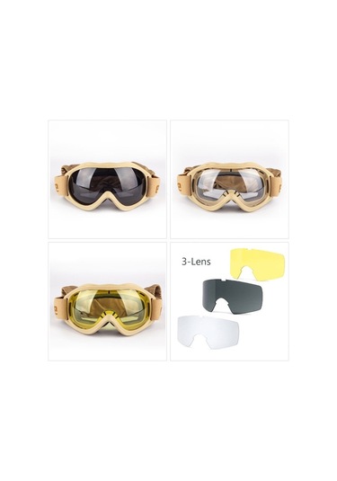 Evolite Balistik Protector Goggle Sand Bej