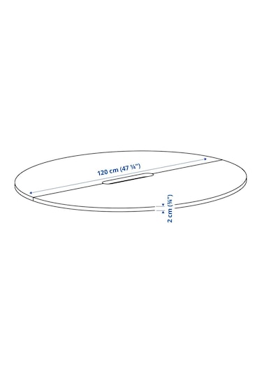 Masa Tablası, Beyaz, 120 Cm Gri