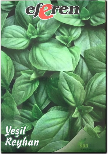 Bykurt Sunagri Yeşil Reyhan Tohumu - Aromatik, Sinek Kovucu, Tek Yıllık, Bahçe Ve Saksı İçin 100 Adet