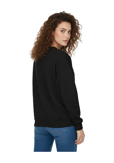 Baglan Kadın Spor Sıfıryaka Sweatshirt Bgl-st05061 Siyah