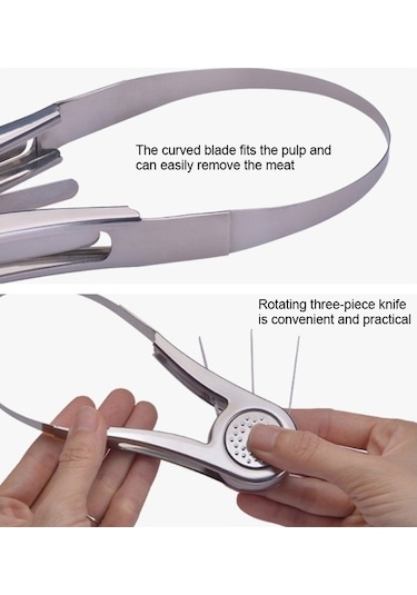 Pazly Cbtx Mango Dilimleyici Oyma Ve Soyma Makinesi, Mango Kıyıcı Gri