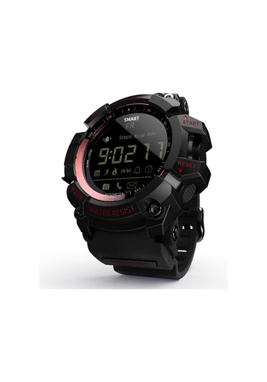 Geeroyoo Lokmat Mk16 Spor Akıllı Saat: 12 Ay Pil Ömrü, Ip67/5atm Su Geçirmezlik, El Parlaklık, Aktivite Takibi, Uyku Takibi, Bluetooth, Android/ios Desteği Kırmızı