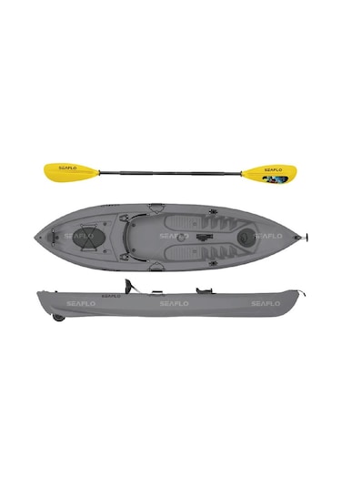 Seaflo Sf-1007 Tek Kişilik Balıkçı Kano  Gri