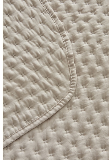 Karaca Home Breeze Soft Çift Kişilik Yatak Örtüsü Ekru 200.22.04.0235