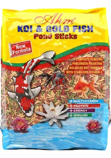 Ahm Pond Mix Sticks Koi Ve Japon Balığı Yemi Açık 50 Gr Renkli