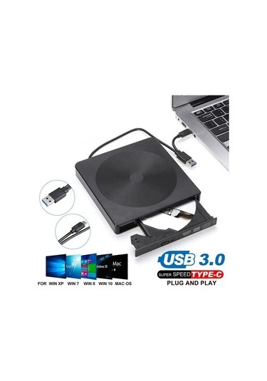 Sones Yj895 Yüksek Hızlı Dvd Yazıcı Tip-c Bilgisayar Dizüstü Bilgisayar Harici Optik Sürücü Yazıcısı