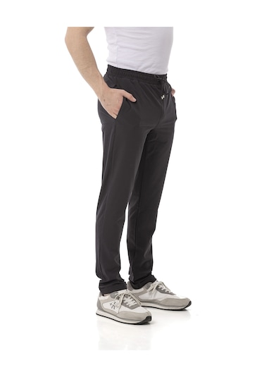 Monox Erkek Slim Fit Likralı Jogger Pantolon Füme
