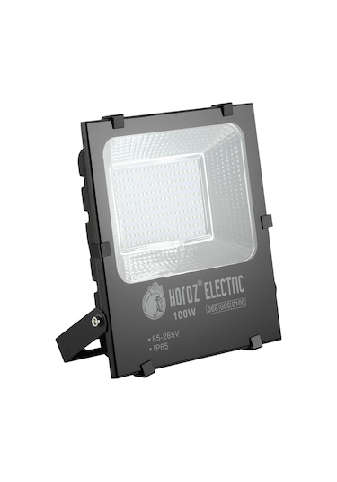Horoz Leopar-100 100w Led Projektör Siyah 6400k Ip65 Çok Renkli