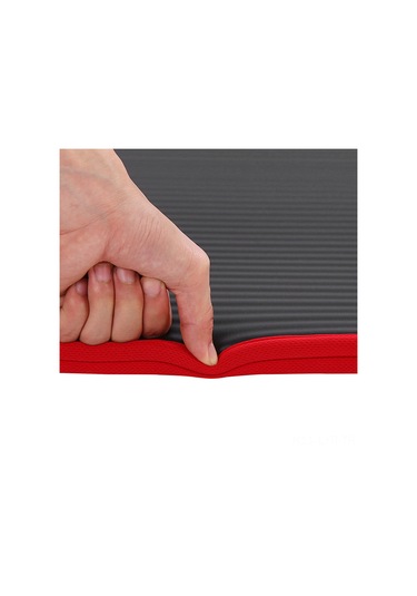 Ranyeek Sıçramaz Dikişli Yoga Mat 183x61x1cm: Kaymaz Yüzey, Omuz-diz Koruma, Taşıma Askısı Ve Ağıllı Çanta İle Siyah Çok Renkli