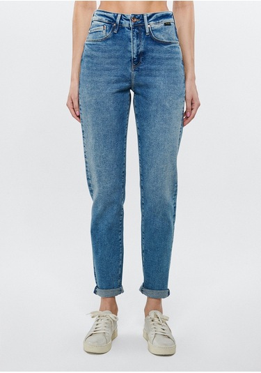 Mavi Cındy Gölgeli Mavi Gold Shape Jean Pantolon 100277 84421 Mavi