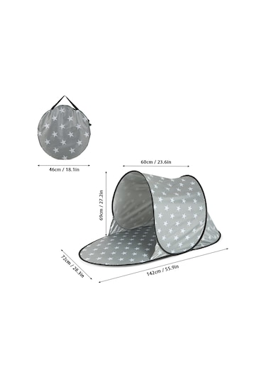 Leezsing 2019 Yeni Model Tek Kişilik Portatif Güneşlik Çadır, Suya Ve Uv Işınlarına Dayanıklı, Taşıma Çantası Dahil, Mavi Renk. Diğer Çok Renkli