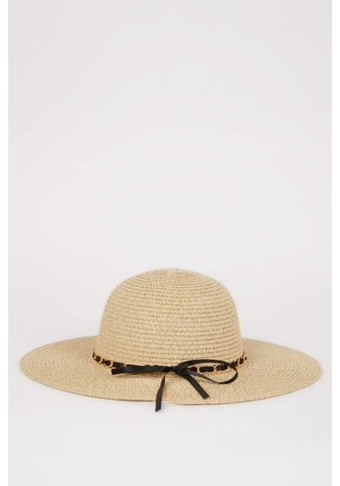 DeFacto Kadın Hasır Şapka M8833AZ25SMBG112 Bej