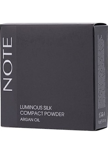 Note Cosmetique Luminous Silk Compact Powder Mat Bitişli Toz Pudra - 03 Medium Beige