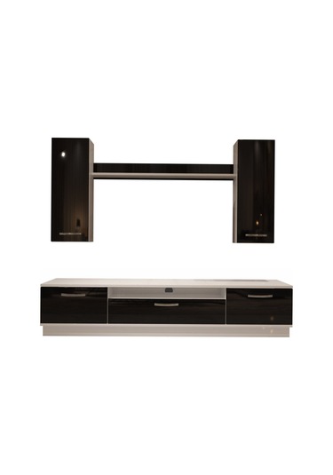 Decoraktiv Trendstyle 5d Slm Tv Ünitesi Tv Sehpası Beyaz - Siyah