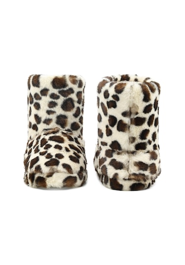 Nine West VORCEN 1 PR Leopar Kadın Ev Terliği Kahverengi