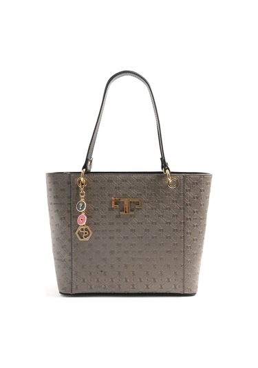 Silver Polo Kadın Omuz Çanta 1176 Platin