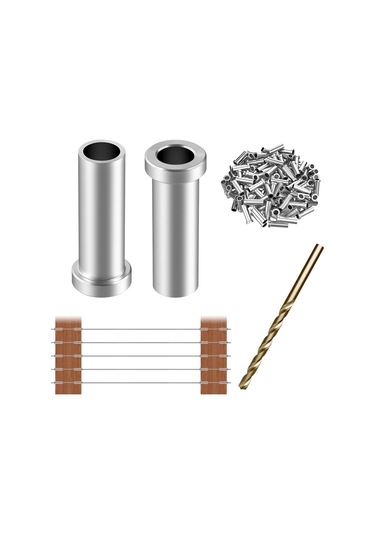 T316 Paslanmaz Çelik Koruyucu Kovanlar Kablo Korkuluk Donanım Takımı