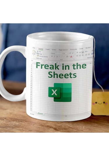 E-tablo Excel Kahve Kupası Komik  Geek  Kupa Bardağı
