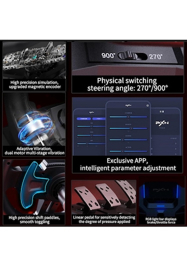 Pxn V9 Gen2 Pc/ps3-4/ Xbox S-x Yarış Direksiyonu