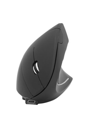 Dianziye Ergonomik Dikey Kablosuz Fare - 1600 Dpı Optik Takip Teknolojisi, 400mah Şarj Edilebilir Pil, 6 Tuşlu, Ev/ofis/oyun İçin Uygun