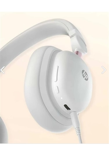 Hp H231r Kablosuz Kulak Üstü Bluetooth Kulaklık V5.3 Beyaz Mikrofonlu, Çift Cihaz Desteği
