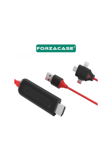 3in1 Görüntü Aktarıcı Kablo Lightning Type-c Micro Usb Fc450