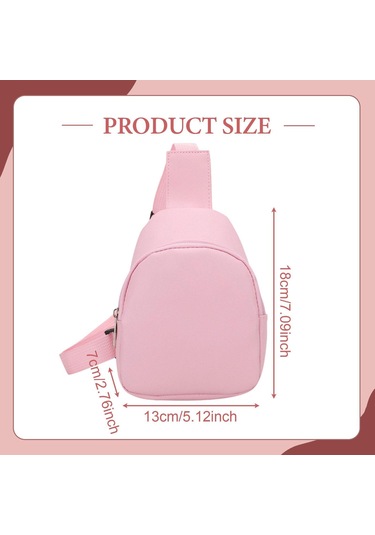 Suntek Çocuklar Için Çapraz Askılı Çanta Sevimli Hediye Pembe