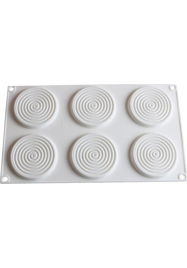 Sivrisinek Bobini Halka Şekli Mus Kalıp Pişirme Diy Silikon Mus Kalıp Çikolatalı Kek