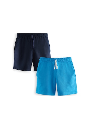 Denokids Erkek Çocuk Basic 2'li Şort Takım Renkli Çok Renkli