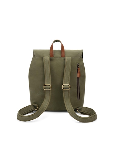 Kanvas Kumaş Kadın Sırt Çantası Smart Bags 1329 Haki