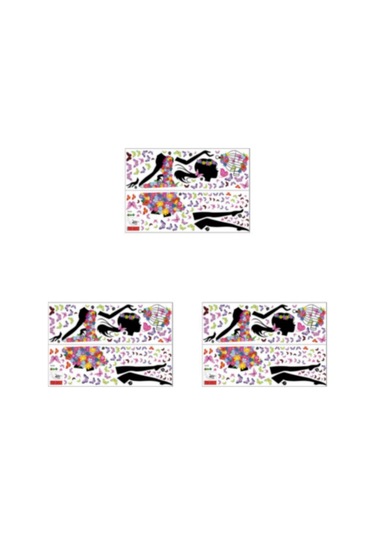 1/3/5 Yaratıcı Duvar Çıkartmaları 3'lü Set İle Odanızın Görünümünü Anında Değiştirin Diğer