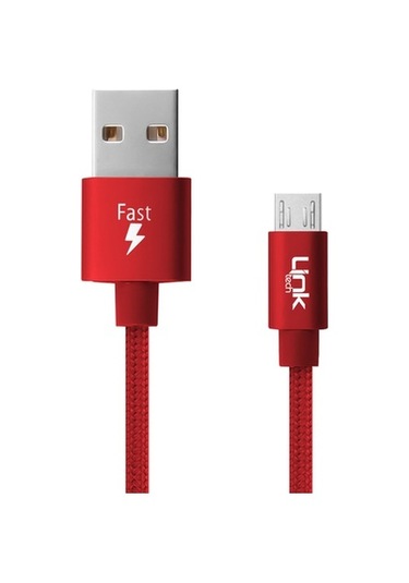 Linktech K551 Micro Usb Örgü Metal Başlı 1Mt Şarj Ve Data Kablosu (359712231)