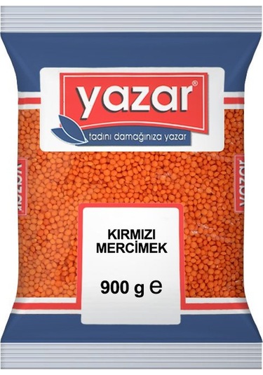 Yazar Kırmızı Mercimek 900 G